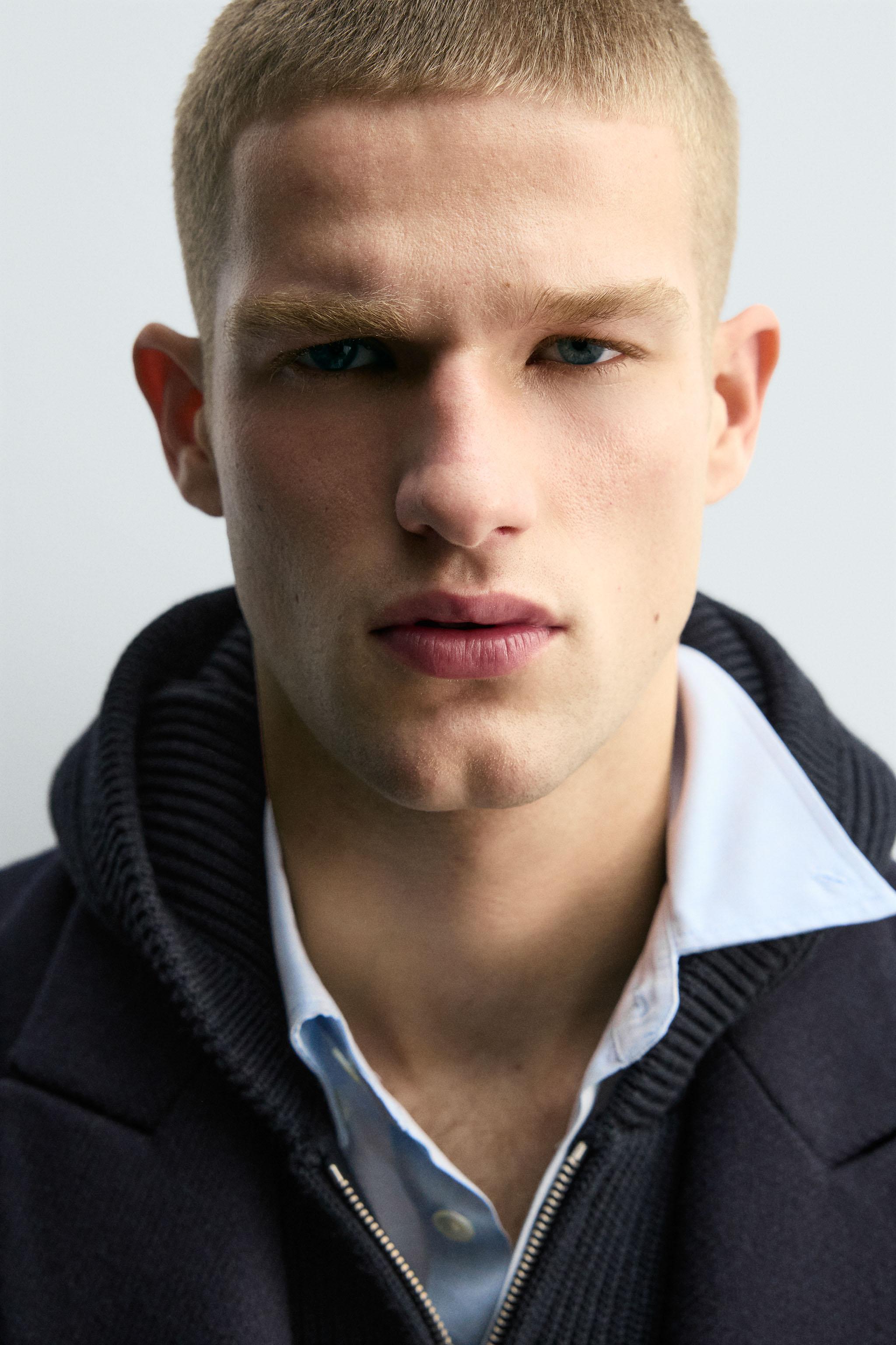 MANTEAU STRUCTURÉ AVEC LAINE